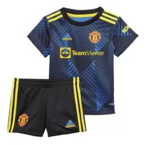 Image of adidas Manchester United Third Baby Kit 2021 2022 - Blue