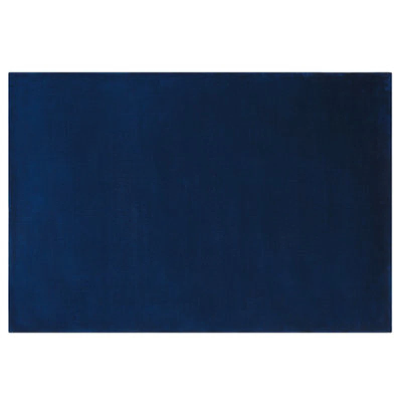 Image of Beliani Rug Gesi Ii Navy Blue 160 X 230 Cm Viscose
