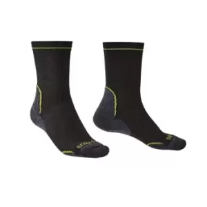 Image of Bridgedale HIKE Lightweight T2 Coolmax Performance Boot Mens - Large Black/Lime