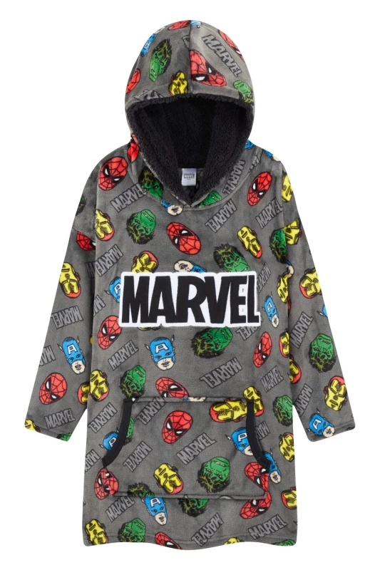 Image of Marvel Avengers Oversized Hooded Poncho Multi male
