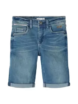 Image of NAME IT X-slim Fit Denim Shorts Men Blue