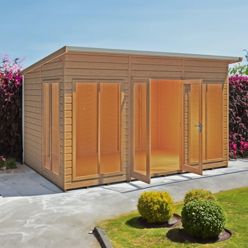 Image of Shire Lela 12ft x 8ft Summerhouse LELA1208DSL-1AA