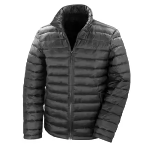 Image of Result Mens Ice Bird Padded Winter Jacket (Water Repellent & Windproof) (M) (Black)
