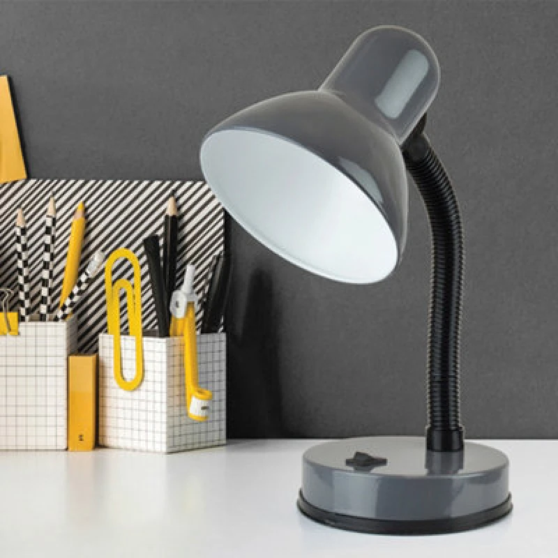 Image of Homelife 35W 'classic' Flexi Desk Lamp - Anthracite Grey