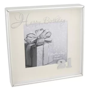 Image of Mirror Message Frame 3x3 21st Birthday