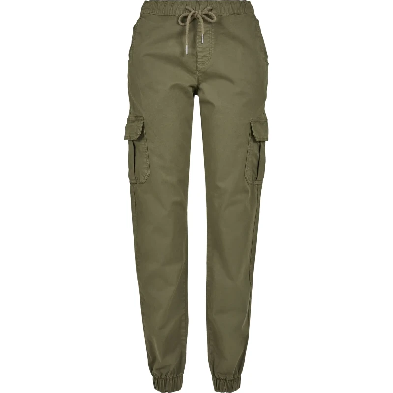 Image of Urban Classics Womens Trousers Urban Classics high waist cargo jogging Vert Female M