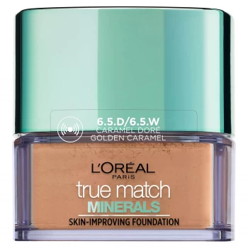 Image of L'Oral Paris True Match Minerals Foundation 10g (Various Shades) - 1 6.5D Gold Caramel