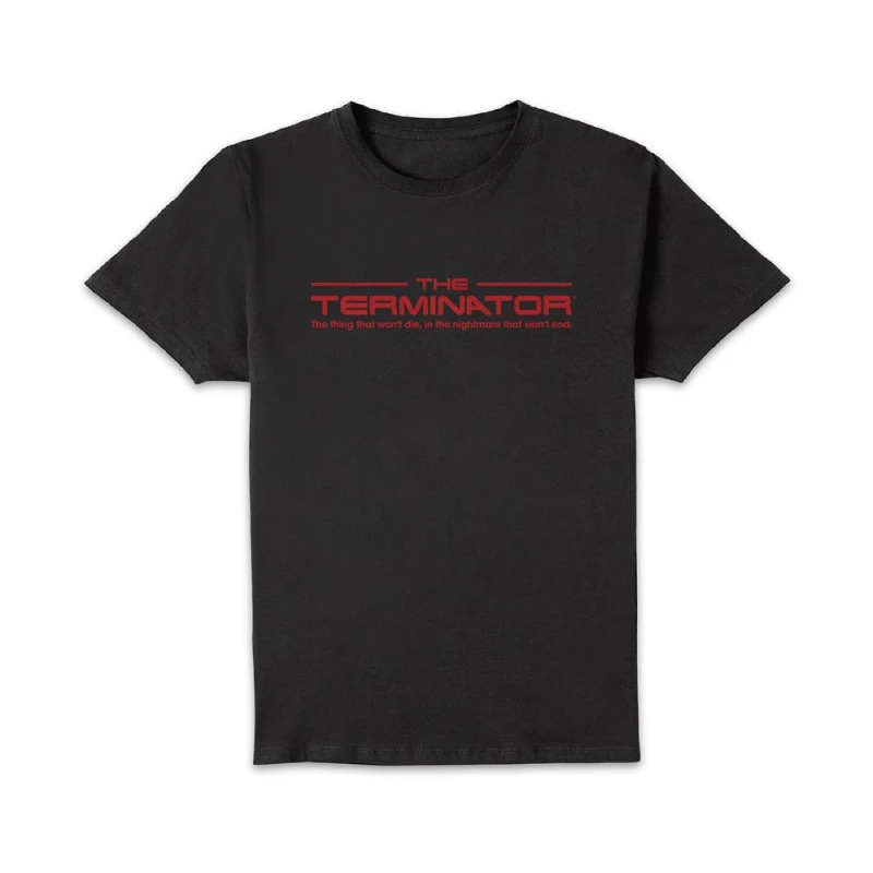 Image of The Terminator Mono Poster Unisex T-Shirt - Black - 3XL