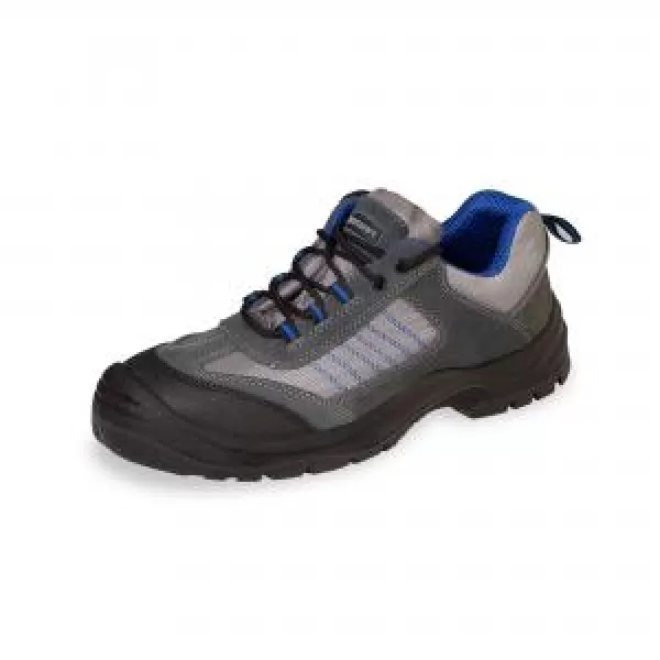 Image of Click Dual Density Trainer Shoe Black/Blue Size 6