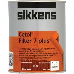 Image of Sikkens Cetol Filter 7 Plus Translucent Woodstain Dark Oak 1l