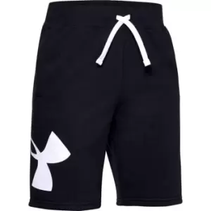 Image of Under Armour Rival Fleece Logo Shorts Junior Boys - Black