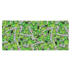 Image of Rick and Morty Portal Gun Gaming Mouse Mat - Large
