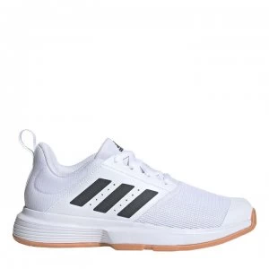 Image of adidas Essence Womens Indoor Sports Shoes - White/Black