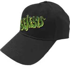 Image of Genesis - Green Classic Logo Mens Baseball Cap - Black