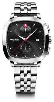 Image of Wenger 01.1933.101 Mens Vintage Classic Chrono (40mm) Black Watch