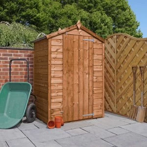 Image of Mercia Pressure Treated Shiplap Apex Windowless Shed - 3 x 4ft