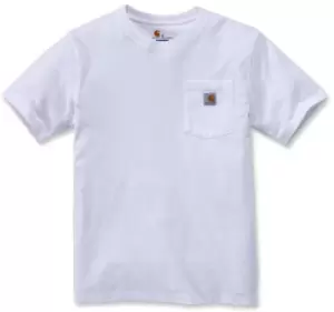 Image of Carhartt Workwear Pocket T-Shirt, white, Size S, white, Size S