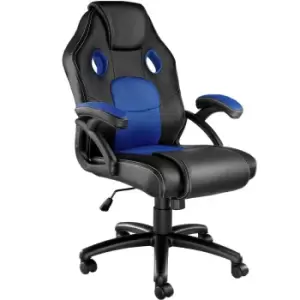 Image of TecTake Gaming Chair Racing Mike - Black And Blue