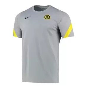 Image of 2021-2022 Chelsea Training Shirt (Grey)