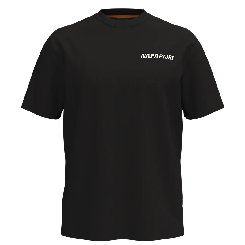 Image of T-Shirt Napapijri S-Sol Noir Male M