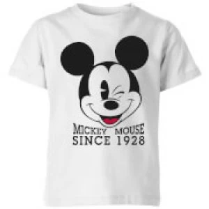 Image of Disney Since 1928 Kids T-Shirt - White - 5-6 Years