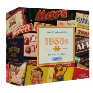 Image of Gibsons Sweet Memories of the 1950s - Spring 2022 - 500 Piece Jigsaw Puzzle