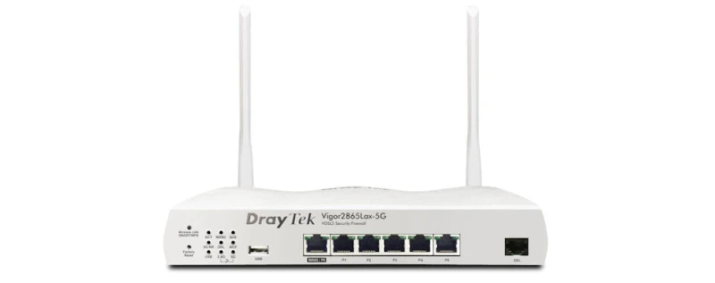 Image of Draytek Vigor 2865Lax-5G AX3000 Wireless VDSL Router with integrated 5G modem V2865LAX-5G-K
