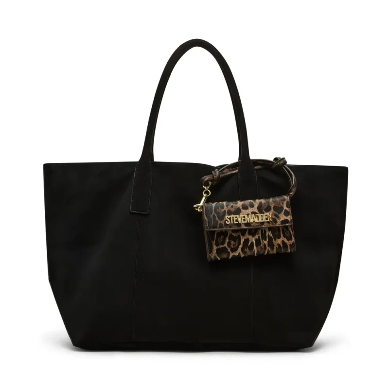 Image of Steve Madden Womens tote Bag Steve Madden Antonia Noir Female TU