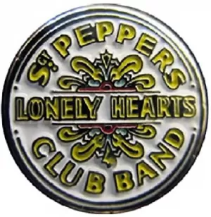 Image of The Beatles Sgt Pepper Album Pin Badge