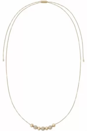 Image of Ladies Michael Kors Gold Plated Brilliance Necklace MKJ5522710