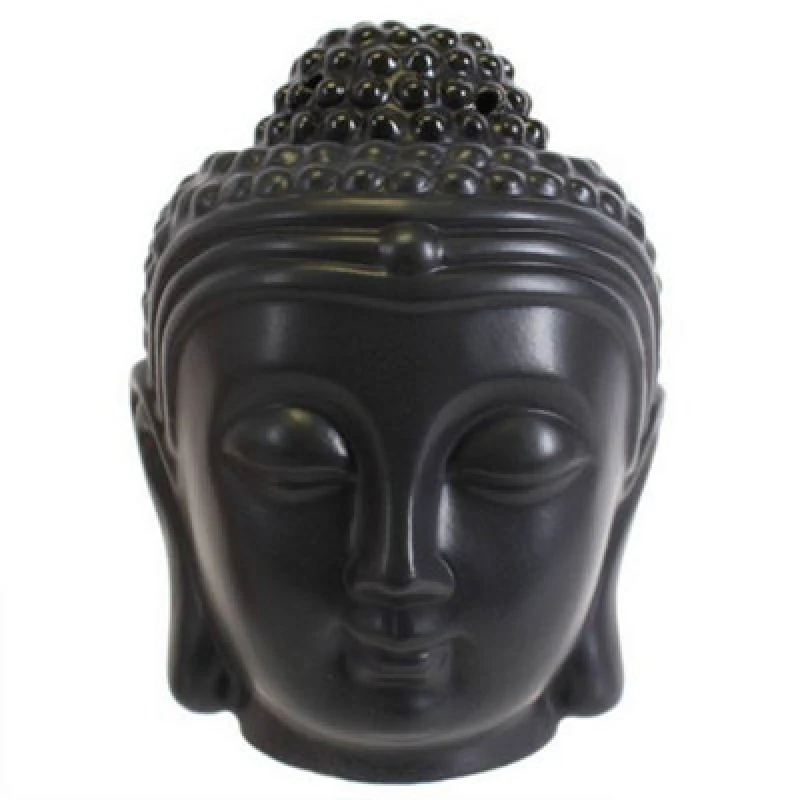 Image of Something Different Something Different Buddha Head Oil Burner in Black One Size Unisex 5057819755664
