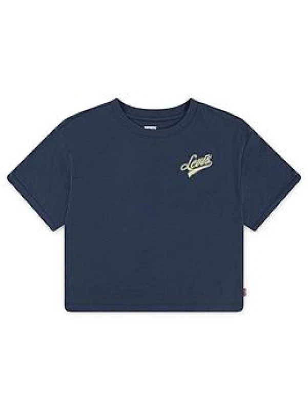 Image of LEVI'S KIDS Chest Logo T-Shirt with Short Sleeves blue Baby 8Y (126CM);12Y (150CM);16Y (174CM)