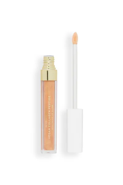 Image of Revolution Pro Vegan Collagen Peptide High Shine Lip Gloss 4ml (Various Shades) - Chic