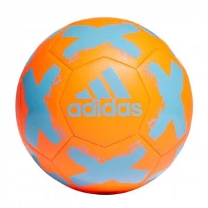 Image of adidas Football Starlancer Club Ball - Orange/Cyan