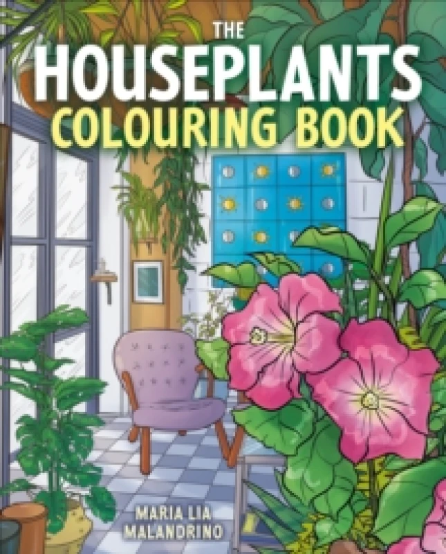 Image of The Houseplants Colouring Book Paperback / softback