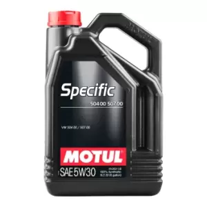Image of MOTUL Engine oil 5W-30, Capacity: 5l 106375