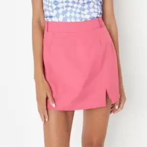 Image of Missguided Tailored Mini Skort - Pink