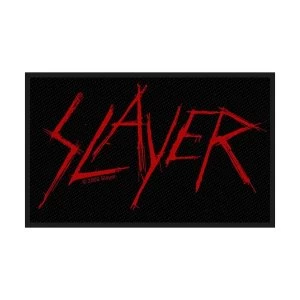 Image of Slayer - Scratched Logo Standard Patch