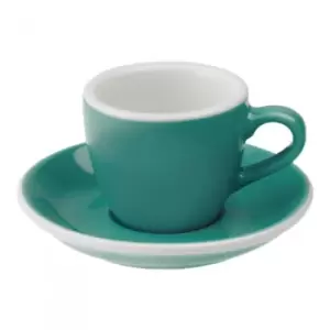 Image of Espresso cup with a saucer Loveramics Egg Teal, 80 ml
