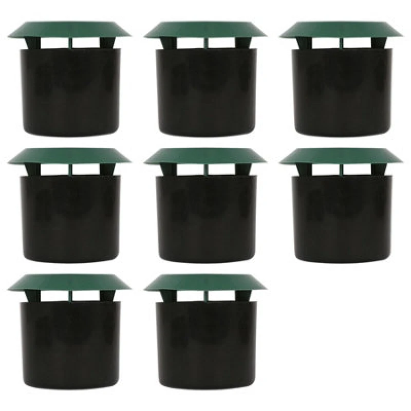 Image of Harbour Housewares 8X Slug & Snail Trap - 11.5Cm X 10Cm - Friendly Pet Safe Outdoor Garden Bait Slugs Snails Nematodes Catcher