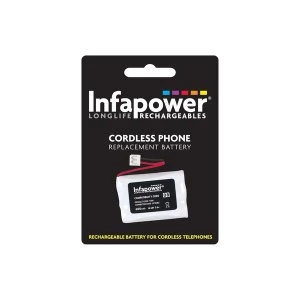 Image of Infapower Rechargeable Ni-MH Battery for Cordless Telephones 3x AAA 3.6v 600mAh