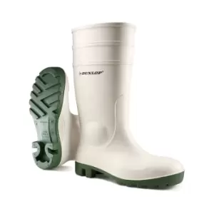 Image of Dunlop - PROTOMASTOR Safety Wellington Boot White sz 3 - White