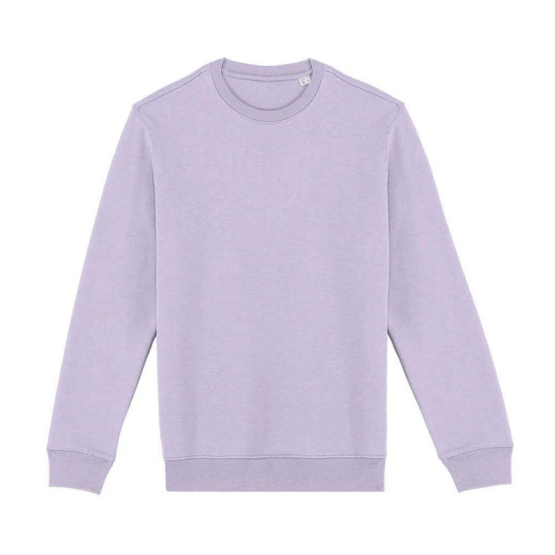 Image of Native Spirit Mens Crew Neck Sweatshirt in Purple Size: XS Purple Male XS