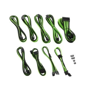 Image of CableMod PRO ModMesh C-Series RMi & RMx Cable Kit - Black/Light Green