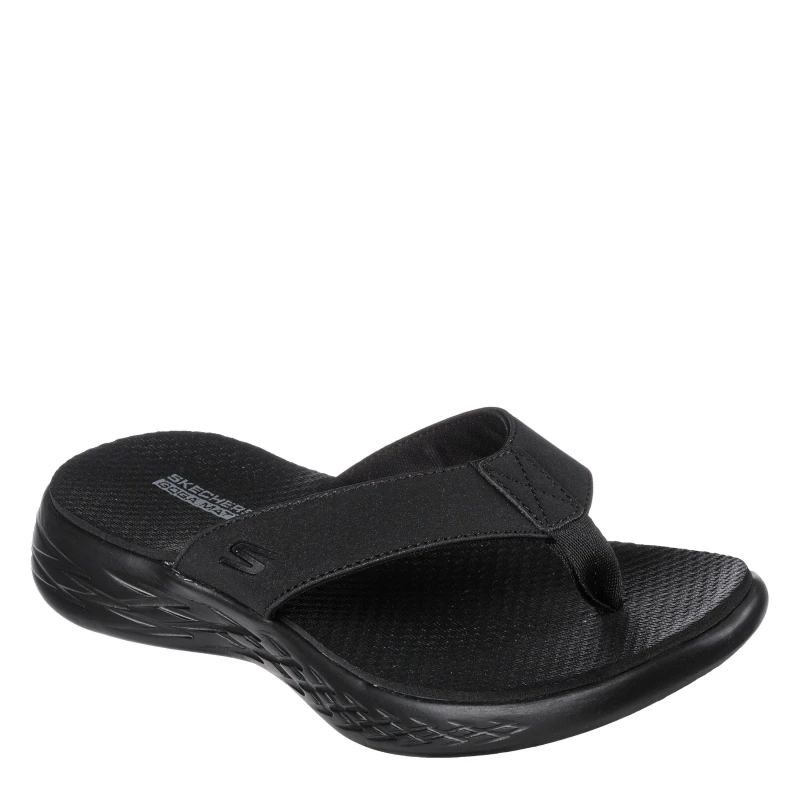 Image of Skechers On The Go Vacay Womens Flip Flops Black female 4 (37)
