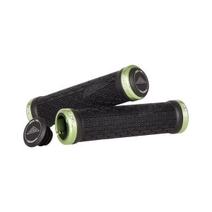 Image of Azonic Logo Lock-on Grips 130mm Green