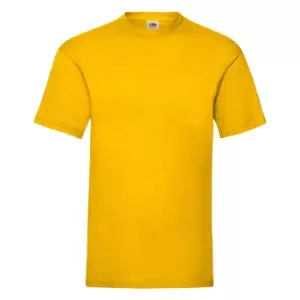 Image of Fruit Of The Loom Mens Valueweight Short Sleeve T-Shirt (2XL) (Sunflower)
