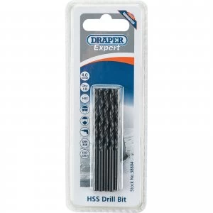 Image of Draper Expert HSS Drill Bit 4mm Pack of 10