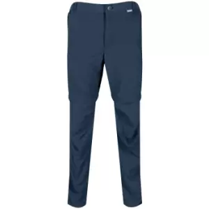 Image of Regatta Mens Leesville II Zip Off Trousers (33S) (Moonlight Denim)