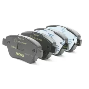 Image of TEXTAR Brake pad set Q+ 2398202 Brake pads,Brake pad set, disc brake OPEL,FIAT,GERMAN E-CARS,Corsa D Schragheck (S07),Adam (M13),Doblo Cargo (223_)